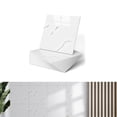 thumbnail image 1 of QZS Plastic Backsplash Tile,12 Pack Portable Self-Adhesive Marble Wall Tiles for Living Room,White Backsplash Kitchen Sheets for Countertop, 1 of 6