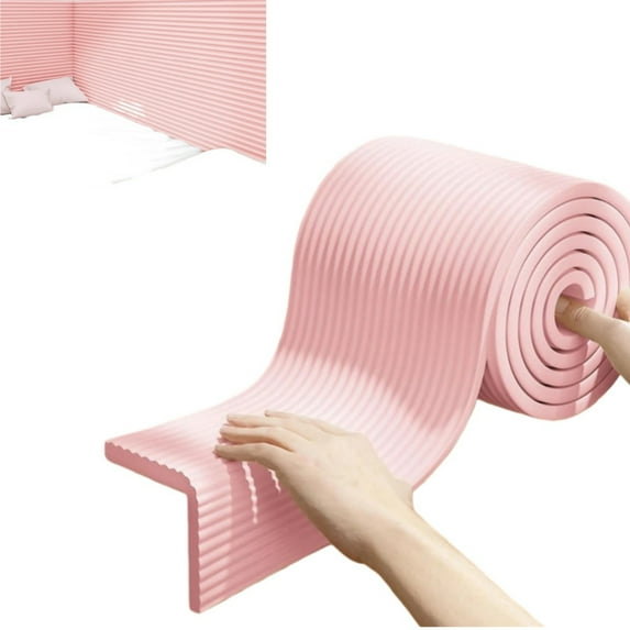 QZS Portable Soft Upholstered Wall Panel,1pack of Pink DIY Foam Headboard Panel,Decorative Wall Cushion Sticker for Bedroom,78.7x15.75x0.47In