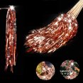 thumbnail image 1 of QZS Wedding Wands with LED,Light up Wedding Wands LED Streamers,20pcs Glittery Party Streamers for Birthday,New Year Party(Rose Gold), 1 of 6
