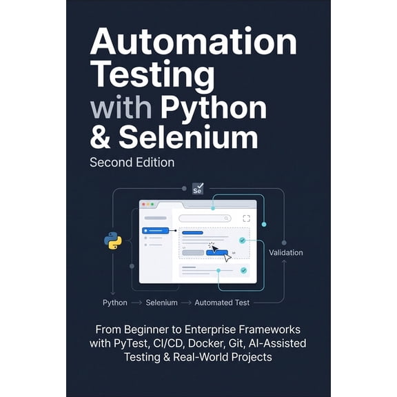 Qa Testing Automation Testing with Python & Selenium: Master Practical Skills for Real-World Automation, Book 1, (Paperback)