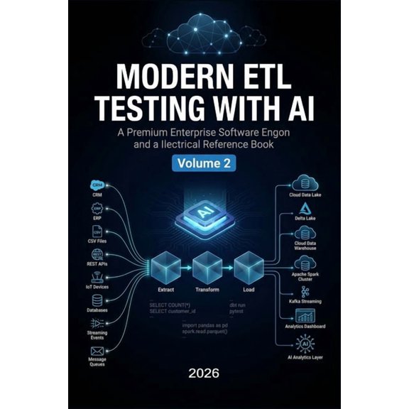 Qa Testing Modern Etl Testing with AI: Cloud Data Platforms, Big Data, Streaming, Enterprise Pipelines & Interview Preparation - VO, (Paperback)