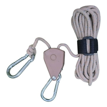 16-1PCS Pulley Hook Pulley Rope Pulley Lifting Tent Clip Carabiner Canoe Bow Stern Rope Camping Tent Tensioner Camping Supplies