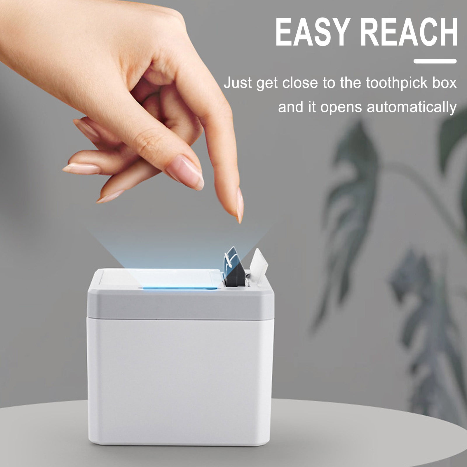 Toothpick Dispenser, Automatic Dispenser Holder Induction Infrared