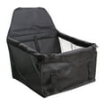 thumbnail image 1 of Qaailabf Breathable Small Medium Dog Cat Car Travel Pet Carrier Seat, Durable 600D PVC Cloth, Headrest Attachment, Soft Padding, Built-in Strap, 15x13x10 Inch, 1 of 2