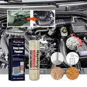 Qaailabf Car Radiator Stop Leak Powder 15ml - Quick Fix for Vehicle Cooling System Leaks - Works with All Antifreeze Types - Safe for Plastic, Metal, Aluminum Parts - Prevents Rust - For Cars