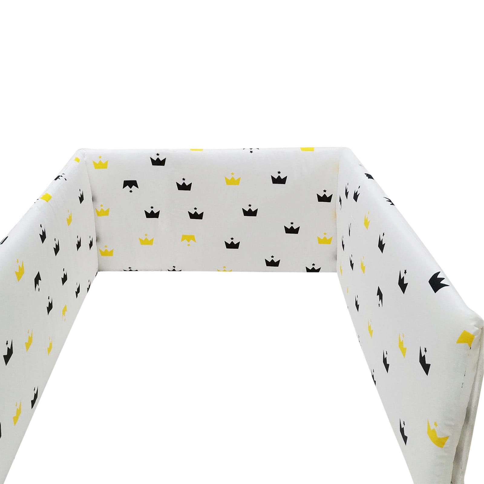 Qaailabf Crib Bumper Pads 4in1 Cotton Pads for Boys Girls,Safe