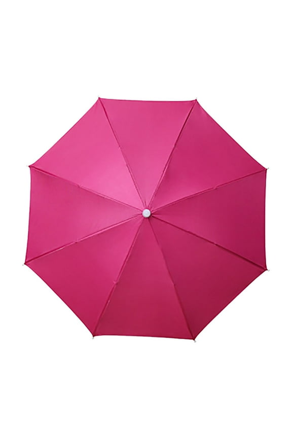 Hands-Free Umbrella Hat for Outdoor Activities - 27" Diameter, UPF 40+ Sun Protection, Lightweight 100g, Foldable to 16.5" - Ideal for Fishing, Golf, Gardening - Unique Gift