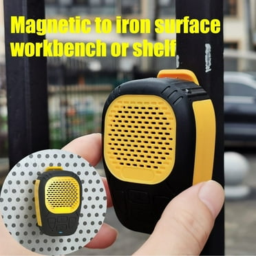 Qaailabf Magnetic Wireless Bluetooth Speaker Collar Clip Outdoor Waterproof Small Audio with Card Slot for Music and Calls Portable Hands-Free Sport Riding Lightweight Design for Cycling Running