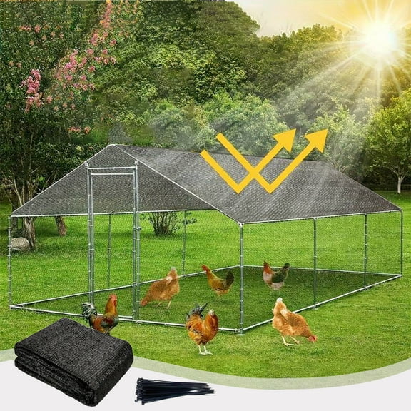 Qaailabf Rectangle Outdoor Sun Shade Sail 13x20ft Polyester UV Protection Canopy with 95% Shade Rate - Breathable Weather Resistant Sunblock Cover for Patio Garden Pool Pergola Carport Backyard