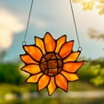 thumbnail image 1 of Sunflower Wind Chime Pendant | Elegant Outdoor & Indoor Hanging Decor for Living Room Bedroom Porch Garden Yard | Floral Melody Ornament | Unique Gift Idea | 1 Piece, 1 of 5