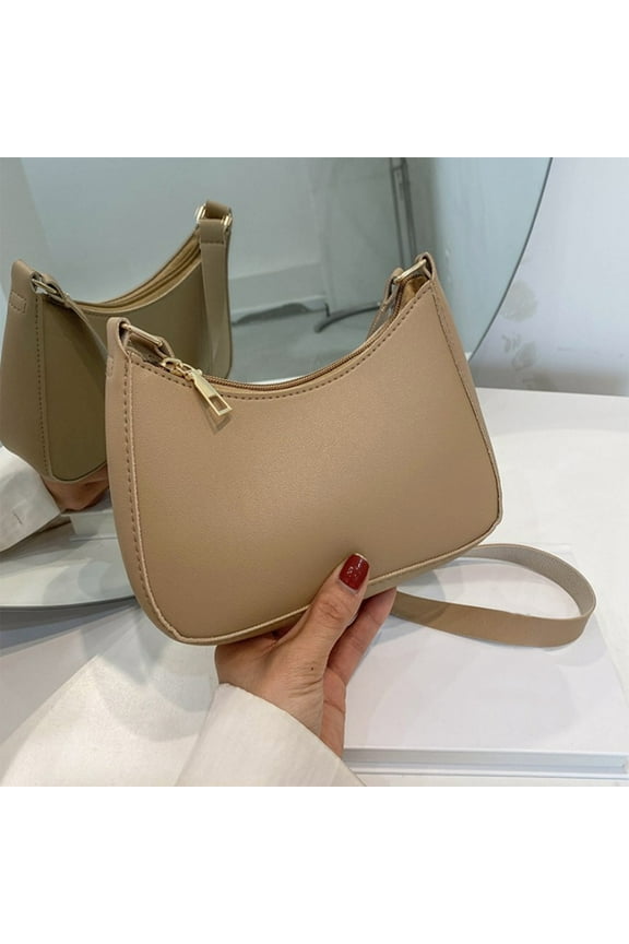 Women’s Shoulder Bag Handbag Crossbody Purse | Faux Leather PU Tote | Multi-Function Messenger Bag | Adjustable Strap | Casual Fashion Style | White Black Khaki Green Brown |