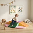 thumbnail image 1 of Qaba 6-Pieces Foam Climbing Blocks for Toddlers 1-3 Years, Soft Play Set for Climb and Crawl, Assorted, 1 of 9