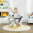 thumbnail image 1 of Qaba Baby Rocking Horse, Husky Themed Rocking Animal for Children, Plush Animal Rocker Ride On Toy for Kids 18-36 Months with Wooden Base, Seat Belt, 1 of 10