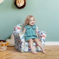 thumbnail image 1 of Qaba Kid's Sofa Armchair with Dinosaur Design and Thick Padding, 1 of 9