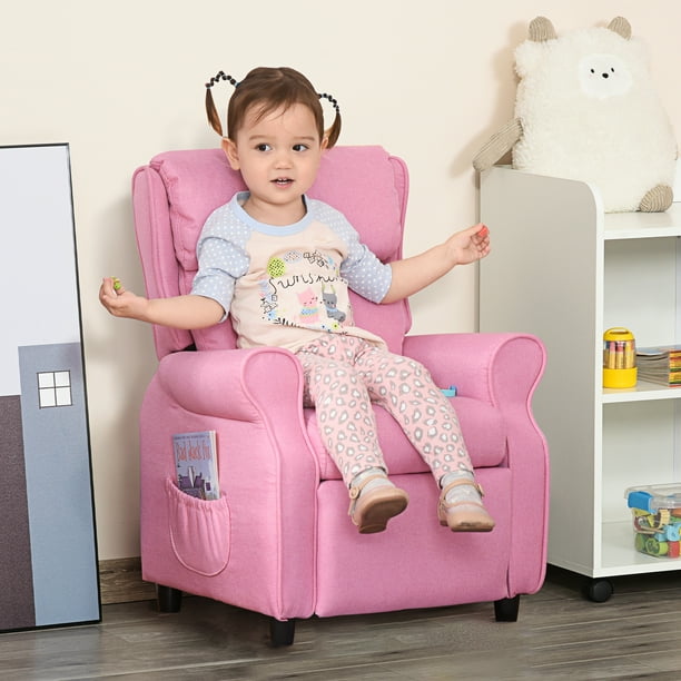 Pink recliner armchair discount