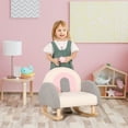 thumbnail image 1 of Qaba Kids Sofa, Rocking Toddler Sofa Chair, Gift for 18-36 Months, Gray, 1 of 9