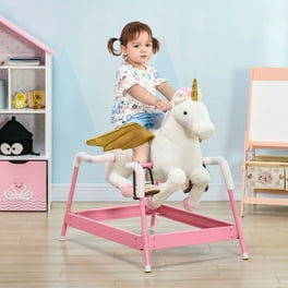 Rockin Rider Beauty Pink Rocking Horse Walmart