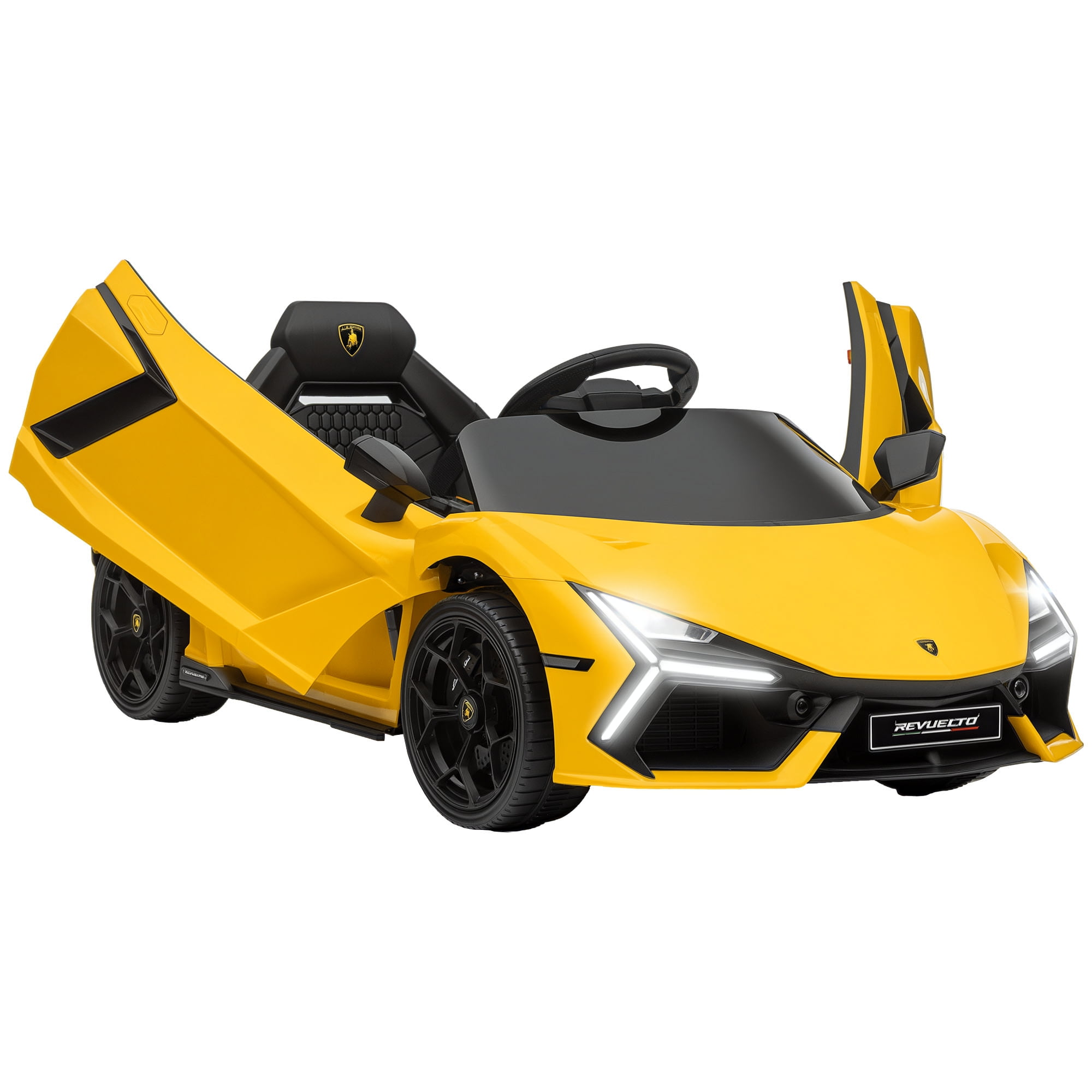 Qaba Lamborghini Revuelto Licensed 12V Kids Electric Car, Battery ...
