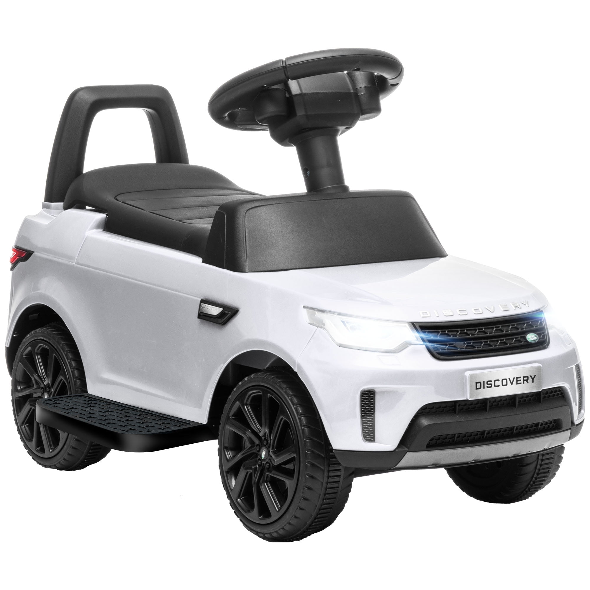 Qaba Land Rover Licensed 6V Ride on Push Car, 2 in 1 Sliding Car ...