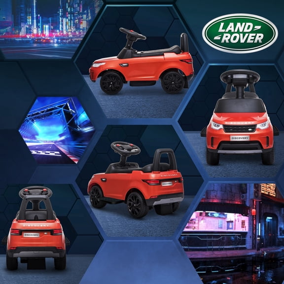 Qaba Land Rover Ride On Car - 6V Battery Powered Kids Electric Car - Red