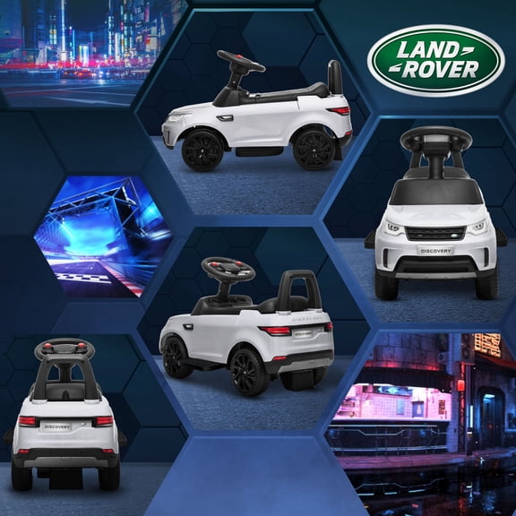 Qaba Land Rover Ride On Car - 6V Battery Powered Kids Electric Car - White