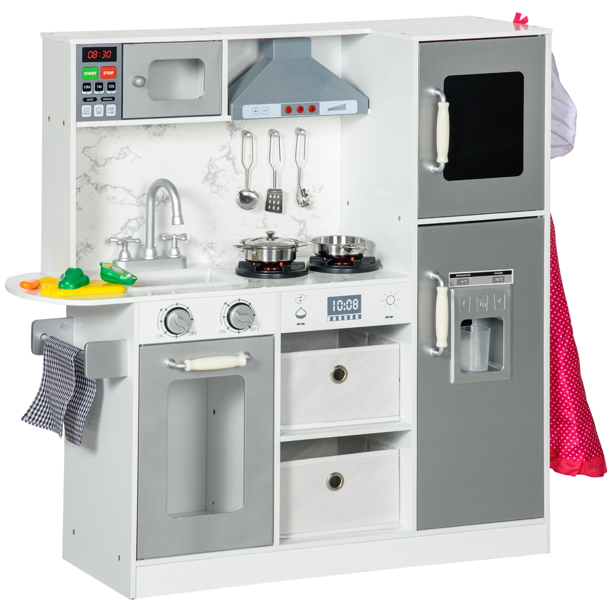 White play kitchen set hotsell