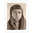 thumbnail image 1 of Qahatika Child - The North American Indians - Vintage B&W Photograph by Edward S. Curtis c.1907 - Bamboo Fine Art 290gsm Paper Print (Unframed) 18x24in, 1 of 4