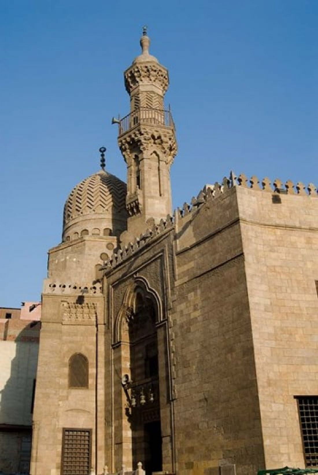 Qait-Bey Muhamadi Mosque or Burial Mosque of Qait Bey Cairo Egypt Canvas Art - Nico Tondini DanitaDelimont (23 x 35)