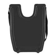 Qalabka Shampoo Basin for Disabled, Portable Plastic Sink, Neck Support, Hairdressing Tool, Black, 45*33 cm