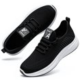 thumbnail image 1 of Qaltryn Breathable Mesh Comfort Sneakers for Men Lightweight Walking & Running Shoes with Wide Toe Arch Support, Non-Slip Sole for Gym, Tennis, Workout, 1 of 9