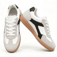 thumbnail image 1 of Qaltryn Casual Low-Top Sneakers for Women Lightweight Fashion Retro Sneakers Walking Shoes with Memory Foam Non Slip Womens Sneakers with Anti Slip Sole for Tennis & Daily Walking, 1 of 8