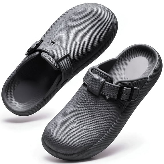 Qaltryn Slip on Waterproof Garden Slide for Women Men Easy Clean Unisex Lightweight Casual Slide Cushioned Sole EVA Comfort Garden Shoes Non Slip