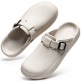 thumbnail image 1 of Qaltryn Slip on Waterproof Garden Slide for Women Men Easy Clean Unisex Lightweight Casual Slide Cushioned Sole EVA Comfort Garden Shoes Non Slip, 1 of 9