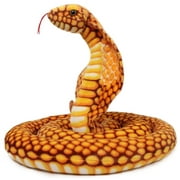 Qamra the King Cobra | 102 Inch Long Big Snake Stuffed Animal Python Plush | By TigerHart Toys
