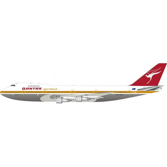 Qantas Boeing 747-200 VH-EBA Polished (1:200)
