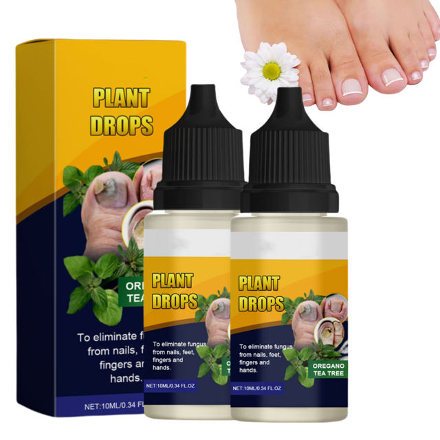Qasha Plant Drops for Nail Care, Oregano Oil for Nails Care, Nail