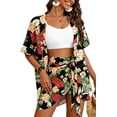 thumbnail image 1 of Qaspx Womens Swimsuit Coverups 2 Piece Outfits Summer Beach Sarong Bathing Suit Wrap Skirt, 1 of 5