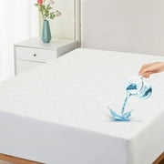 Qatan Full Size Mattress Protector – Fitted Waterproof Cover with Deep Pockets – Secure Fit for Up to 18 Inch Mattresses