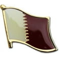 thumbnail image 1 of Qatar Flag Lapel Pin, 1 of 2