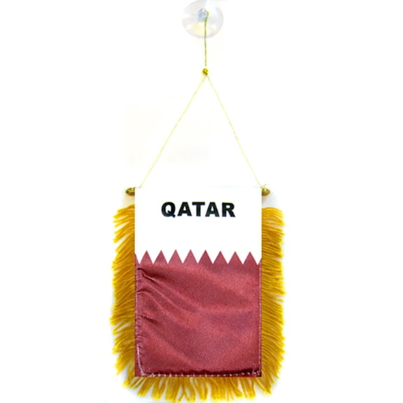 Qatar Mini Banner 4'' x 6'' special car