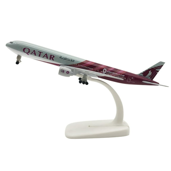 Qatar World Cup B777 1:400 Scale Alloy Model Retro Elegance for Aviation Enthusiasts