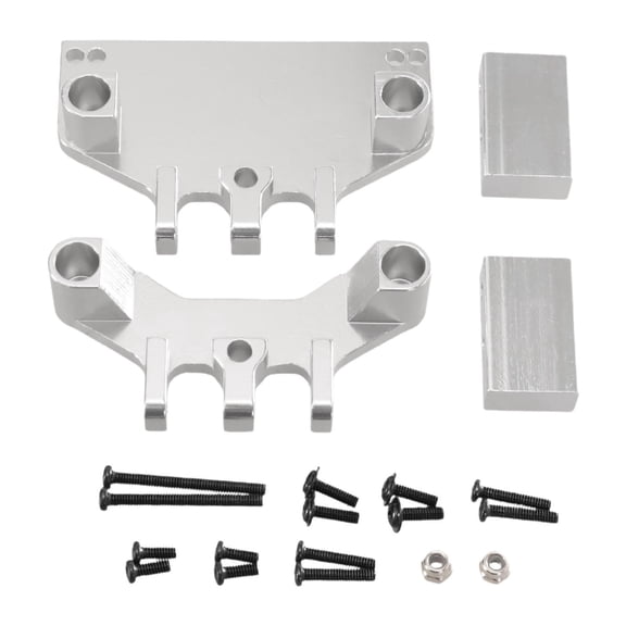 QccHieUs 1:12 Scale RC Servo Mount Bracket for Easy Installation And Replacement of MN128 Silver