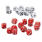 QccHieUs 100 Pieces D6 Dice Plastic Six Sided Dice for D&D Role Playing Board Games