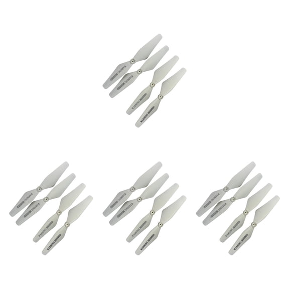 QccHieUs 16Pcs Propellers Replacement Reusable Easy to Mount Standard Portable Quadcopter