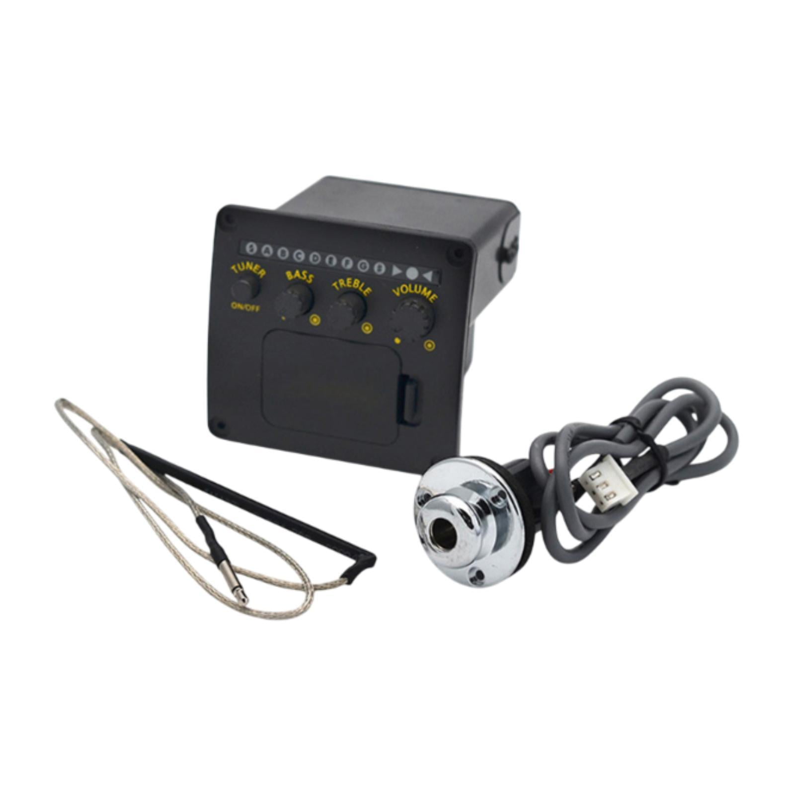 QccHieUs 2 Band Equalizer Tuner Pickup Replacment Components Versatile Musical Instrument