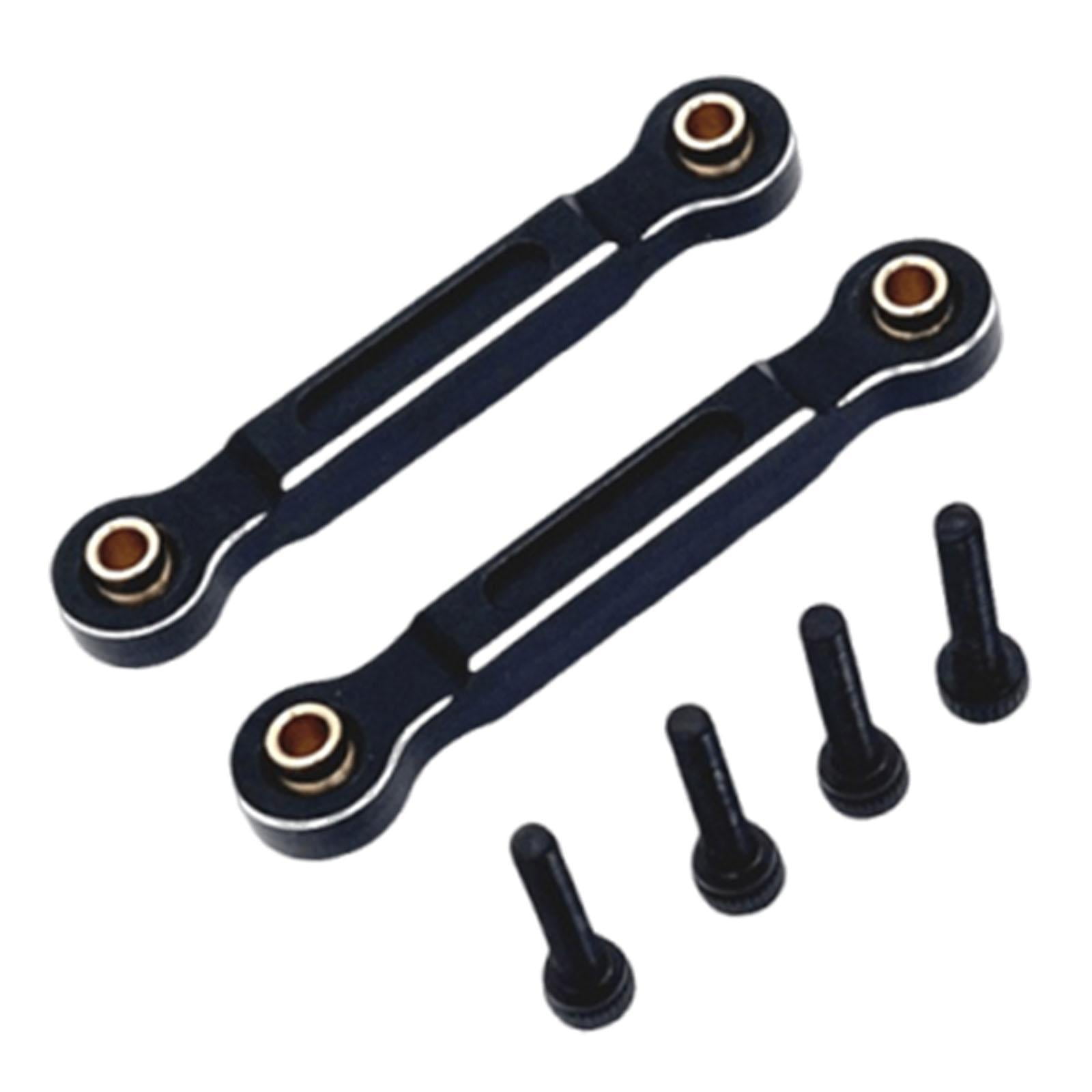 QccHieUs 2 Pieces RC Car Chassis Fixing Linkage Rod Front Steering ...