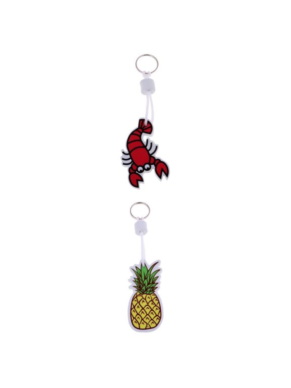 2 Pieces Sailing Boating Floating Key Ring Keyring Key Chain