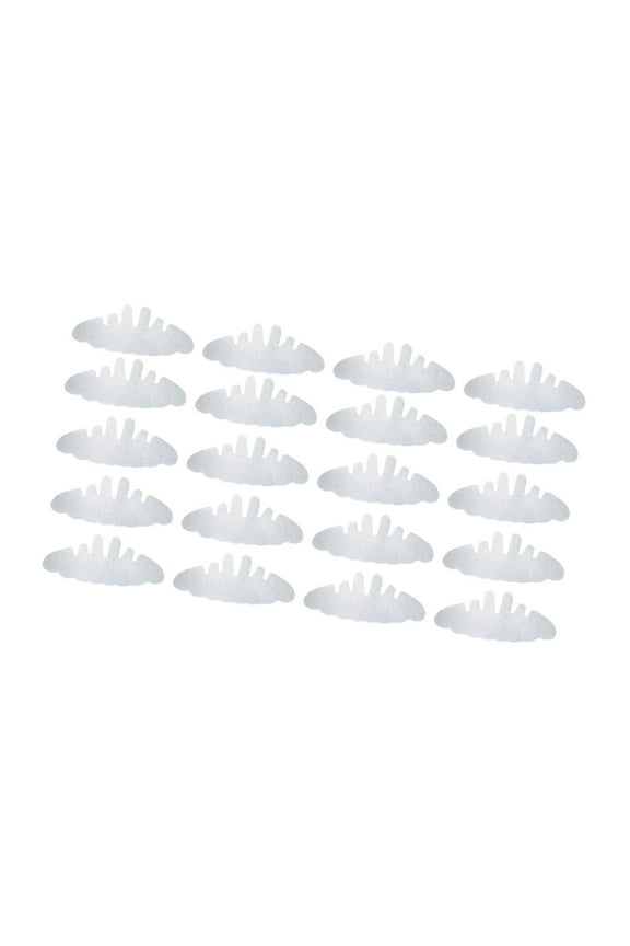 20 Pieces Baseball Cap Inserts Adults Baseball Hat Sweat Liners, for Tennis Caps White 29cmx12.5cm