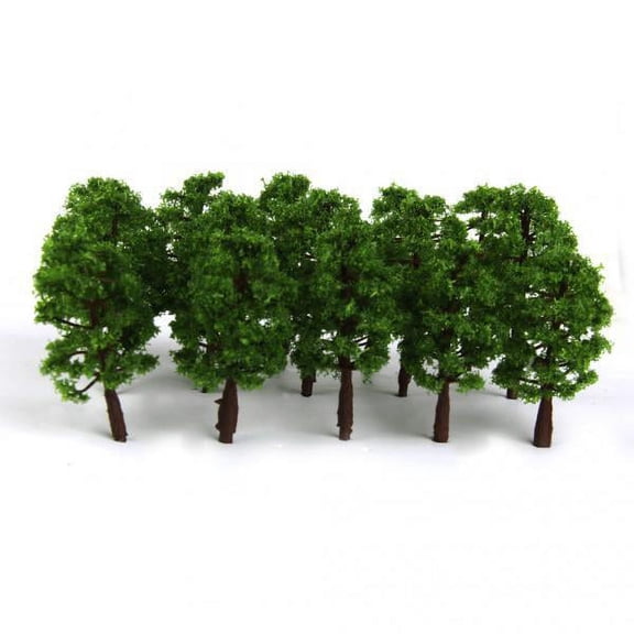 QccHieUs 20x Model Trees Architecture Train Railway Park Scenery Layout