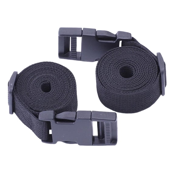 QccHieUs 2Pcs Golf Cart Bag Straps Fastener Belts Practical Adjustable with Quick Release Black
